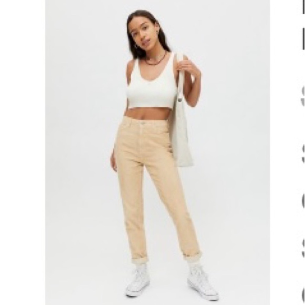 BDG cord high waisted mom pant